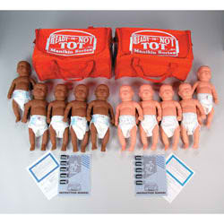 Basic Ready-or-Not Tot® - 5 White and 5 Black Manikins